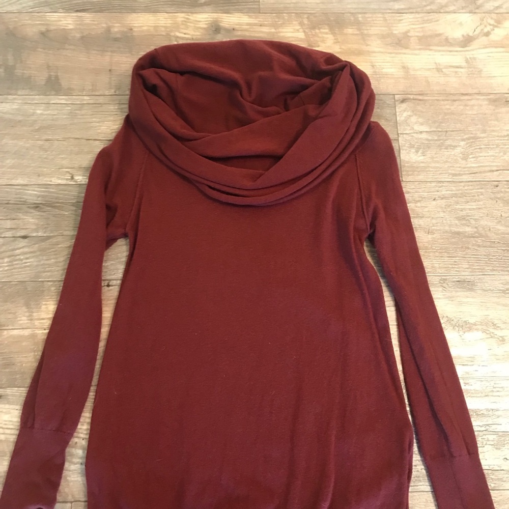 Burgundy sweater